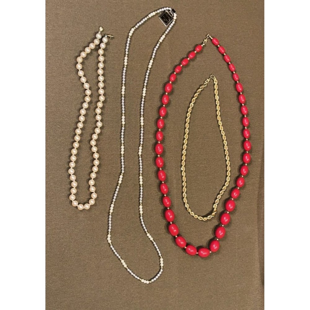 Lot of 4 Monet Necklaces
